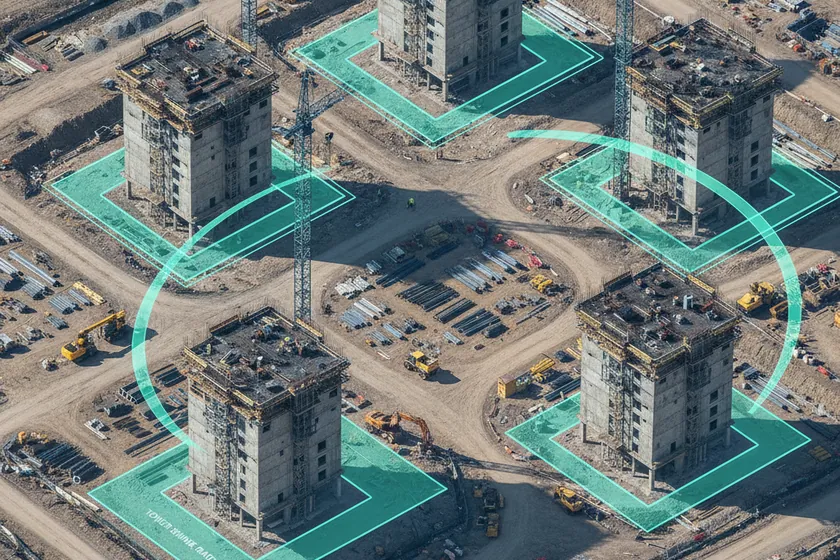 Site zones, drawn and enforced