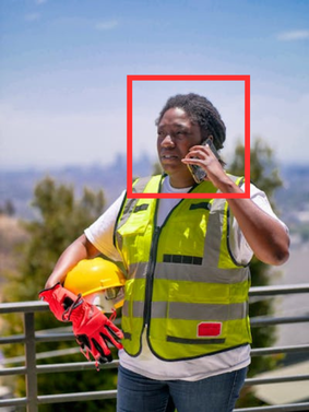 Construction worker without hard hat - PPE Detection